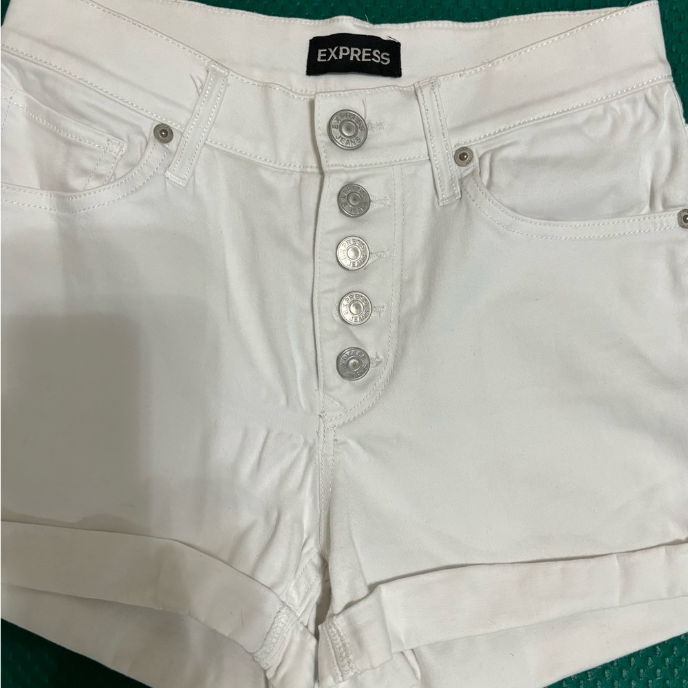 Express Button Up Shorts - Picture 3 of 11